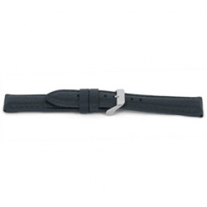 Watch strap Universal G081 XL Leather Blue 20mm